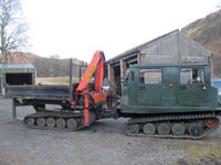 Hagglund BV206 with Hiab fitted - click to enlarge