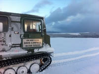 Hagglund BV206 in the snow - click to enlarge